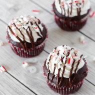 gluten free vegan chocolate peppermint cupcakes