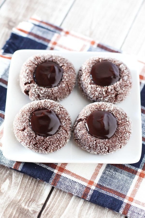 gluten free vegan chocolate thumbprint cookies2