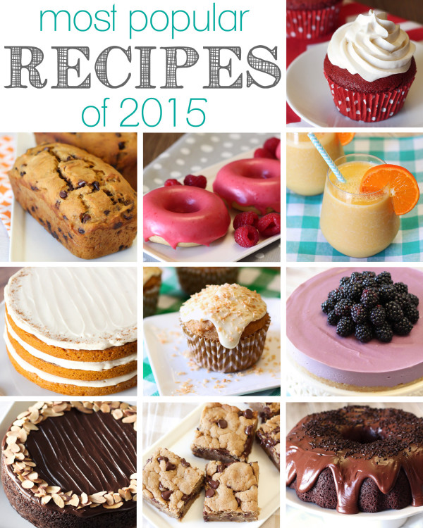 most popular recipes of 2015
