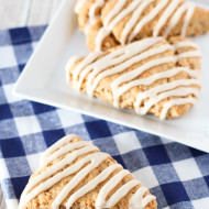 gluten free vegan maple oat scones