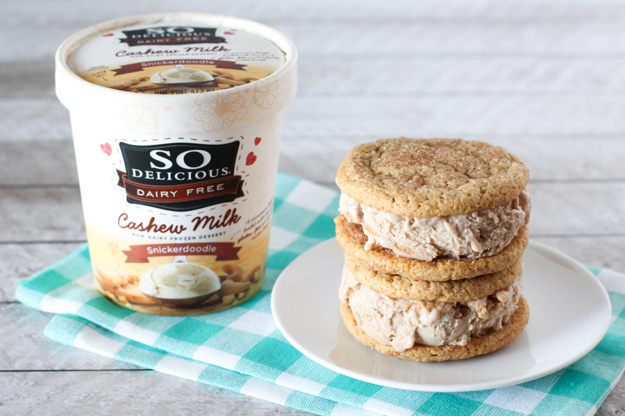 Gluten Free Vegan Snickerdoodle Ice Cream Sandwiches Sarah Bakes