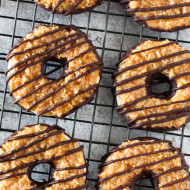 gluten free vegan samoa cookies