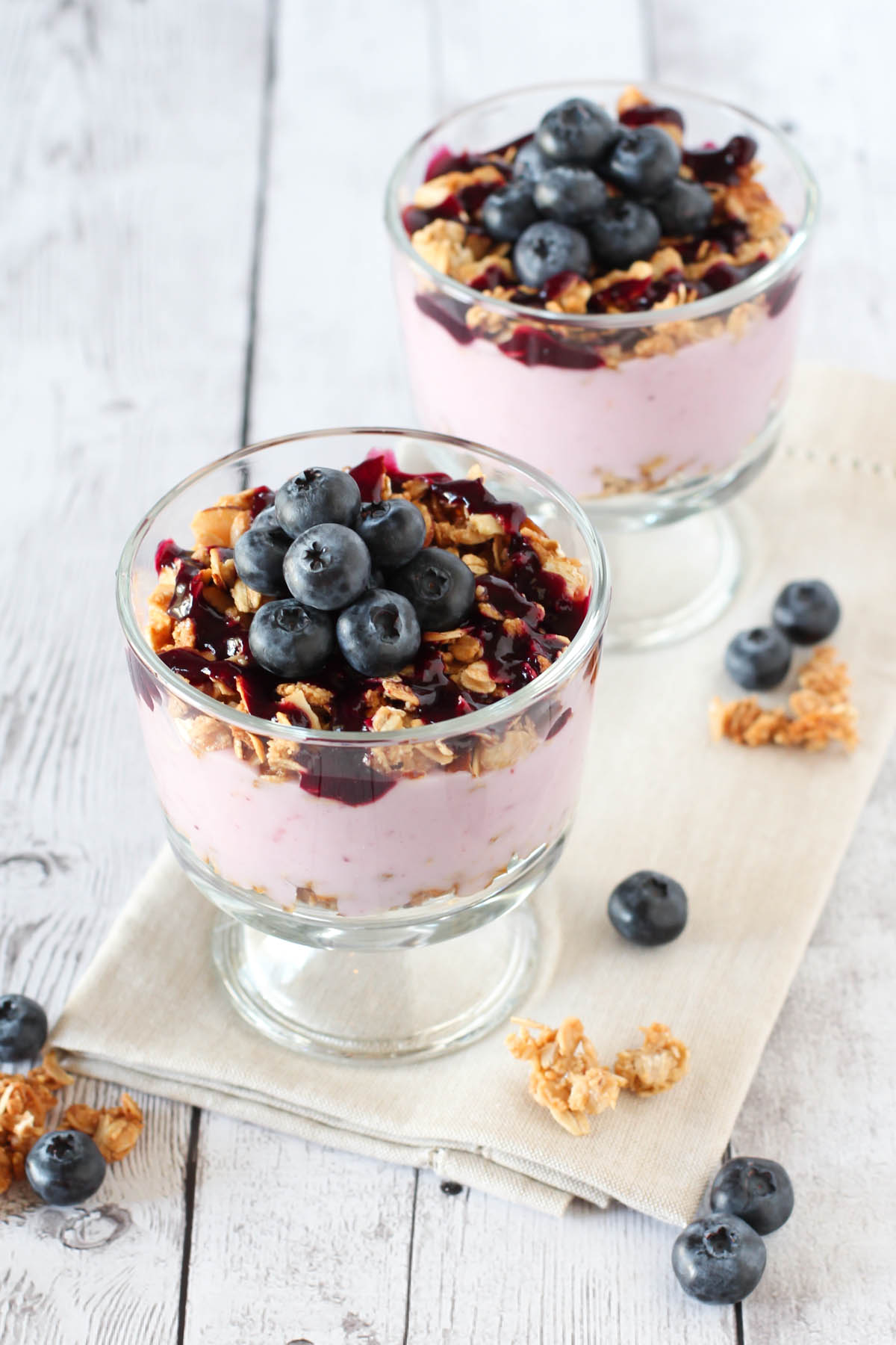 gluten free vegan blueberry breakfast parfaits Sarah Bakes Gluten Free
