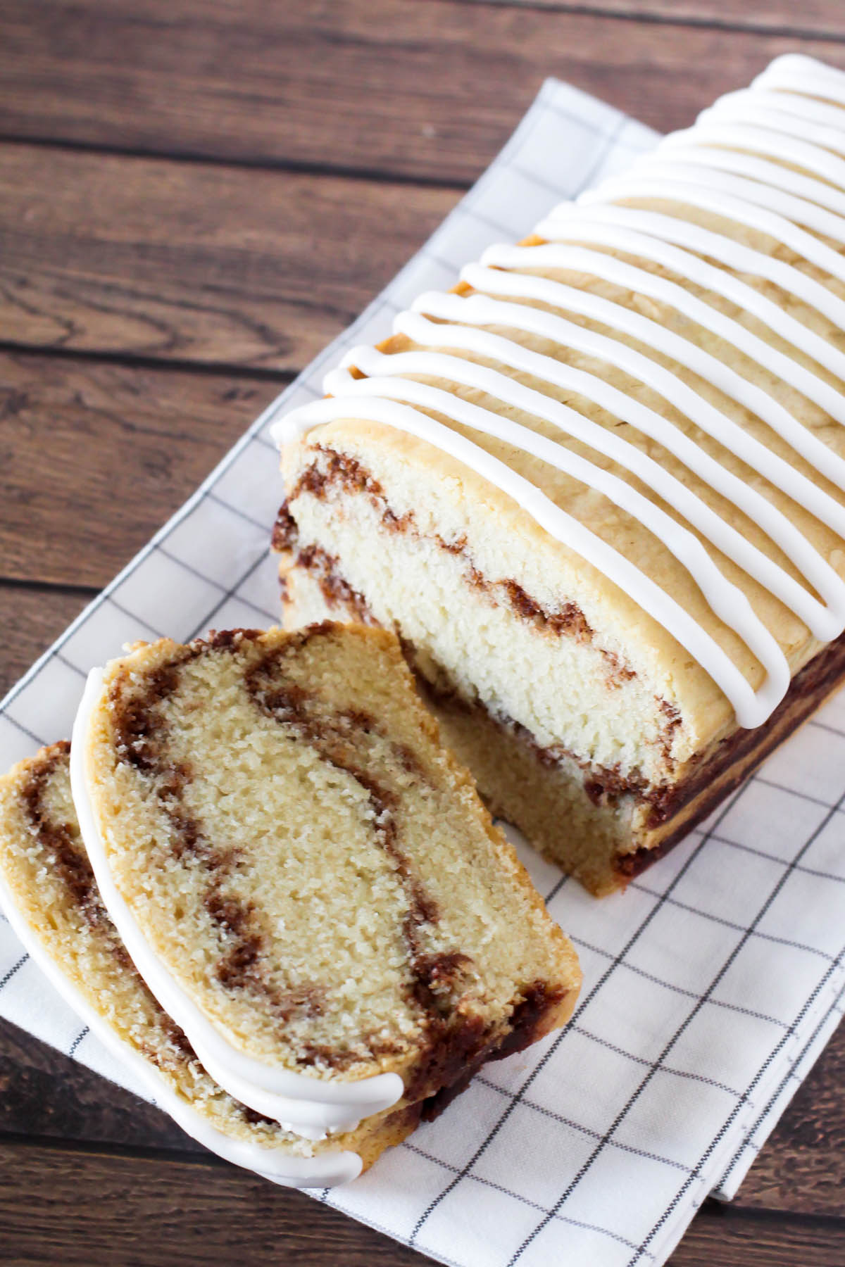 gluten free vegan cinnamon swirl quick bread