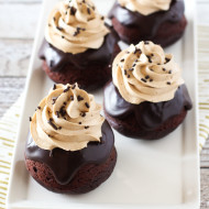 gluten free vegan dark chocolate mocha mini cakes