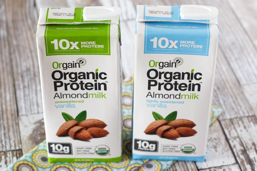 Orgain organic protein almond milk. 10 x's more protein with 10 grams of protein!