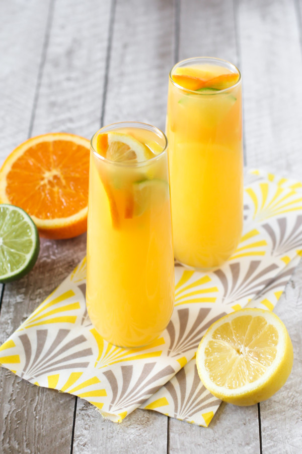 Citrus Mimosas. Cool, refreshing and oh so cheerful with all of that fresh citrus!