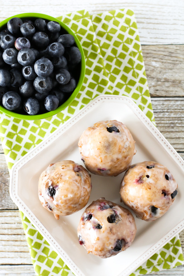 Gluten Free Vegan Blueberry Donut Holes. These fried donut holes are BURSTING with fresh blueberries!