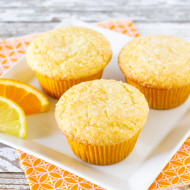 gluten free vegan sunshine citrus muffins