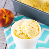 dairy free fresh peach ice cream