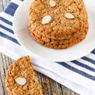 gluten free vegan almond cookies