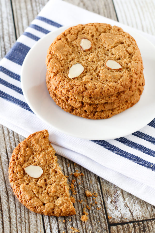 Gluten Free Vegan Almond Cookies. These almond flour cookies have the perfect chewy, crispy texture.