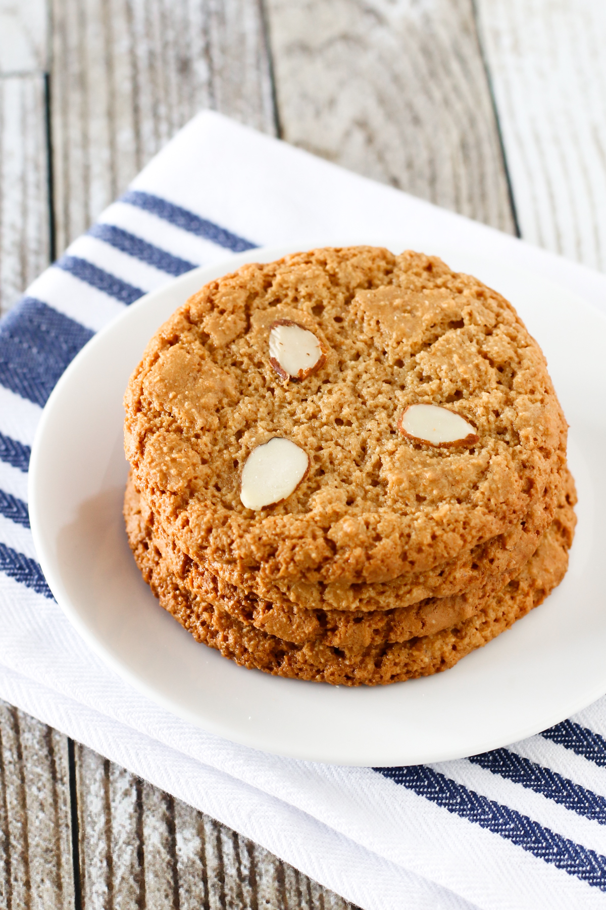 gluten free vegan almond cookies - Sarah Bakes Gluten Free