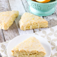 gluten free vegan sweet orange scones