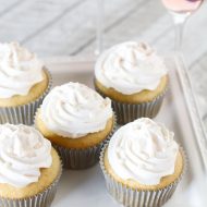 gluten free vegan champagne cupcakes