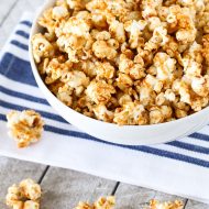 smokey maple popcorn