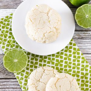 Gluten Free Vegan Lime Sugar Cookies. Crispy, chewy sugar cookies, bursting with fresh lime!