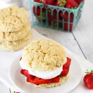 gluten free vegan classic strawberry shortcake