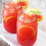 fresh watermelon lemonade