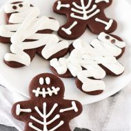 gluten free vegan halloween chocolate sugar cookies