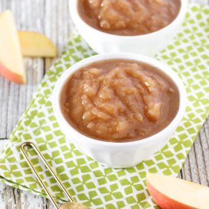 Instant Pot Applesauce. Warm, homemade applesauce with a touch of cinnamon. Easily made in the instant pot!