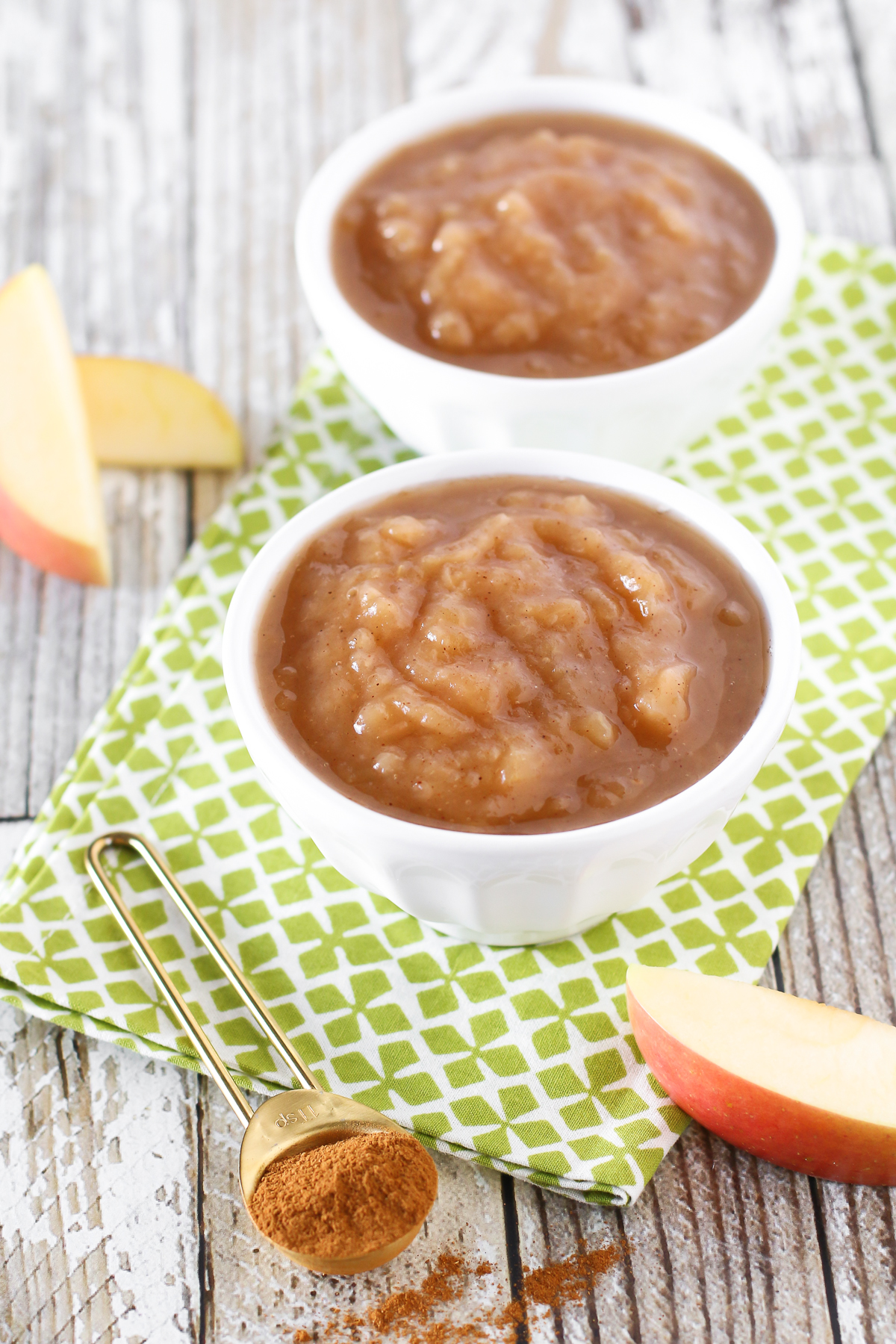 Instant Pot Applesauce. Warm, homemade applesauce with a touch of cinnamon. Easily made in the instant pot! 