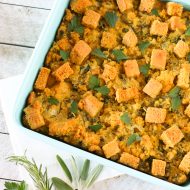 gluten free vegan cornbread stuffing