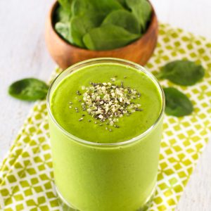 Dairy Free Super Green Smoothie. Get your greens with this bright and vibrant green smoothie!