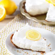 gluten free vegan lemon cream pie