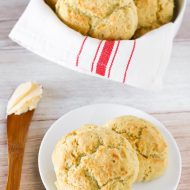 gluten free vegan drop biscuits