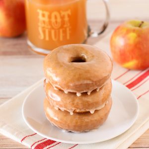 Gluten Free Vegan Baked Apple Cider Donuts. Warm, cake-like apple cider donuts with a simple cinnamon glaze. This recipe is fall-tastic!