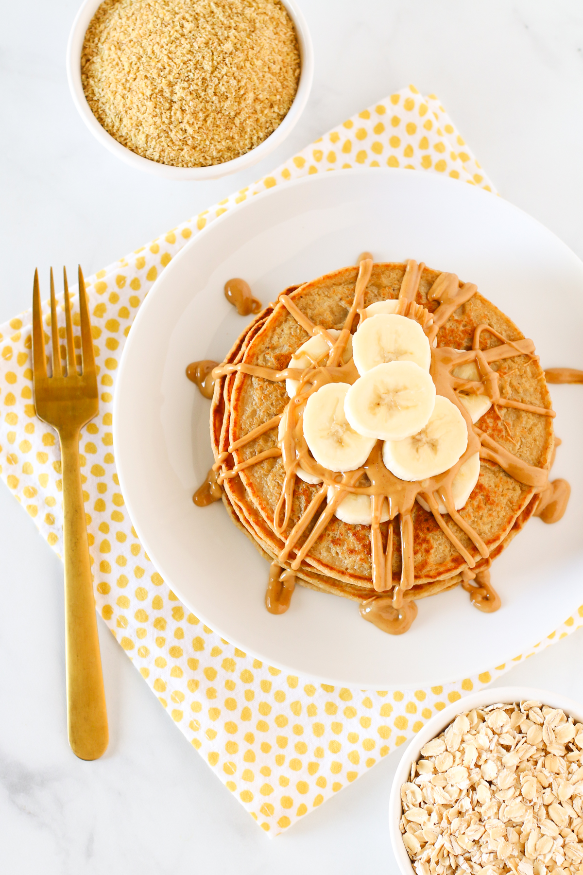 Gluten Free Vegan Blender Pancakes. These pancakes are nutrient-dense and perfect for those busy mornings. 