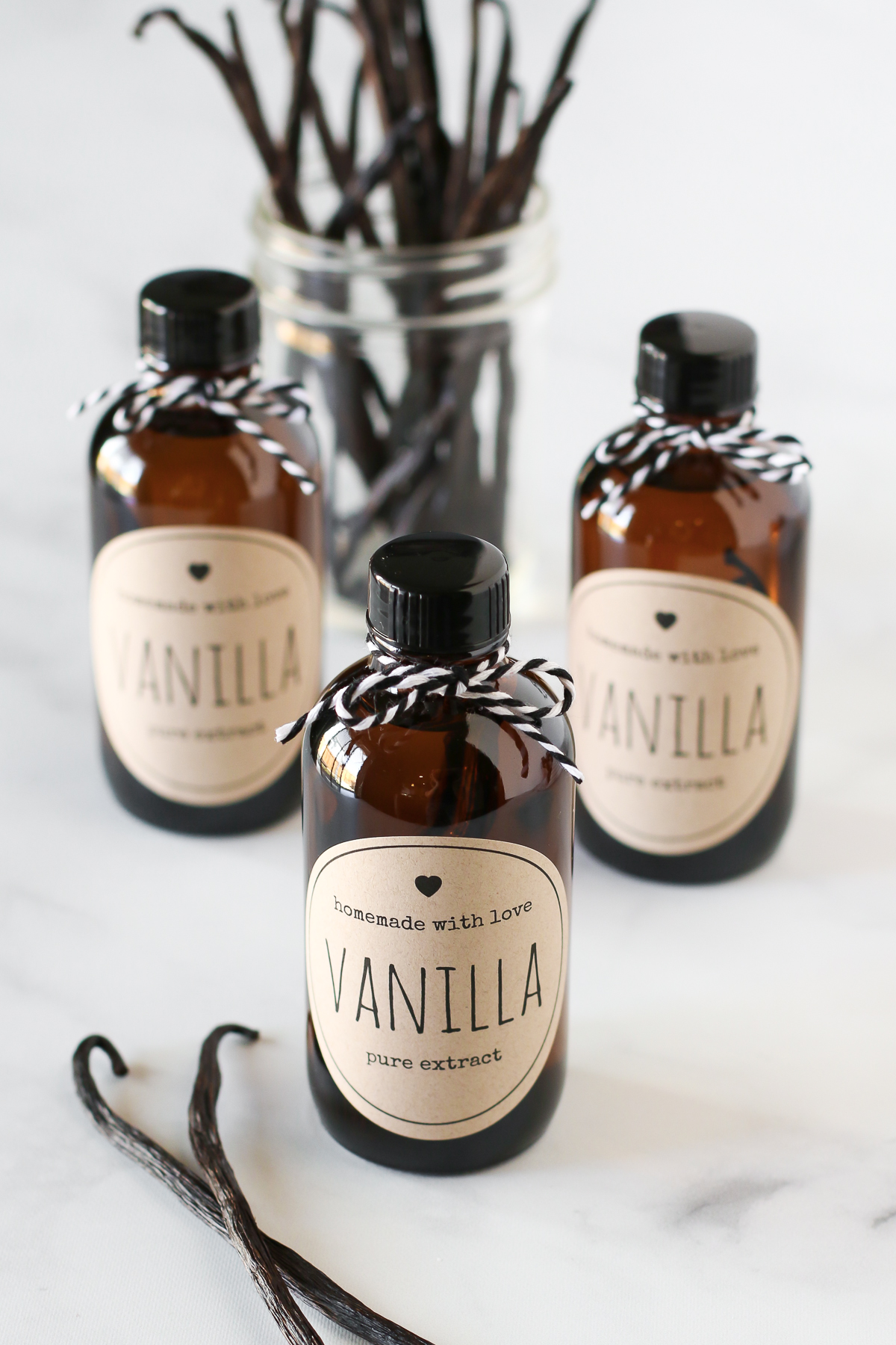 How to Make Homemade Vanilla Extract. Only a few easy steps to make your very own bottles of pure vanilla extract!