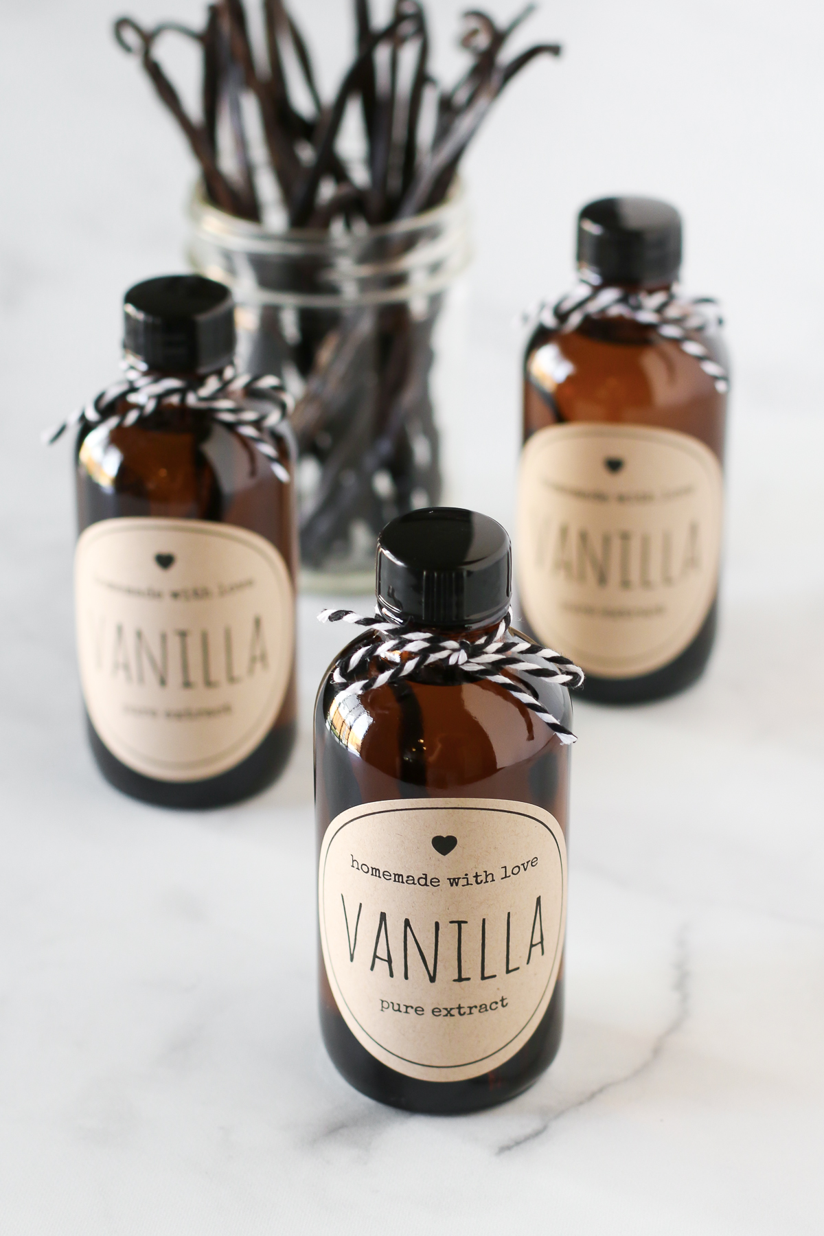 Printable and Free Homemade Vanilla Extract Labels