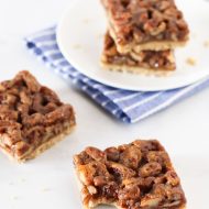 gluten free vegan pecan pie bars