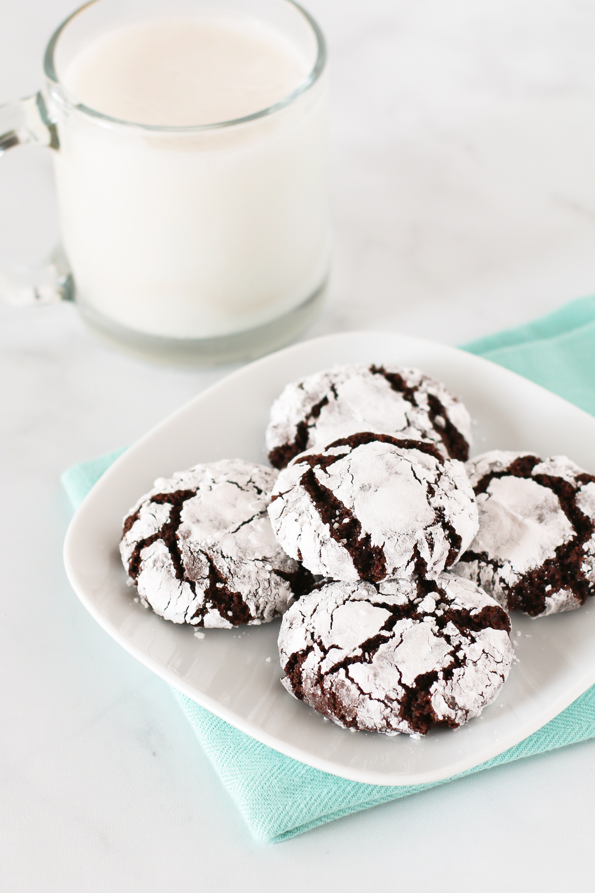 Gluten Free Vegan Chocolate Crinkle Cookies. The classic chewy chocolate cookie, coated in powdered sugar and completely irresistible. 