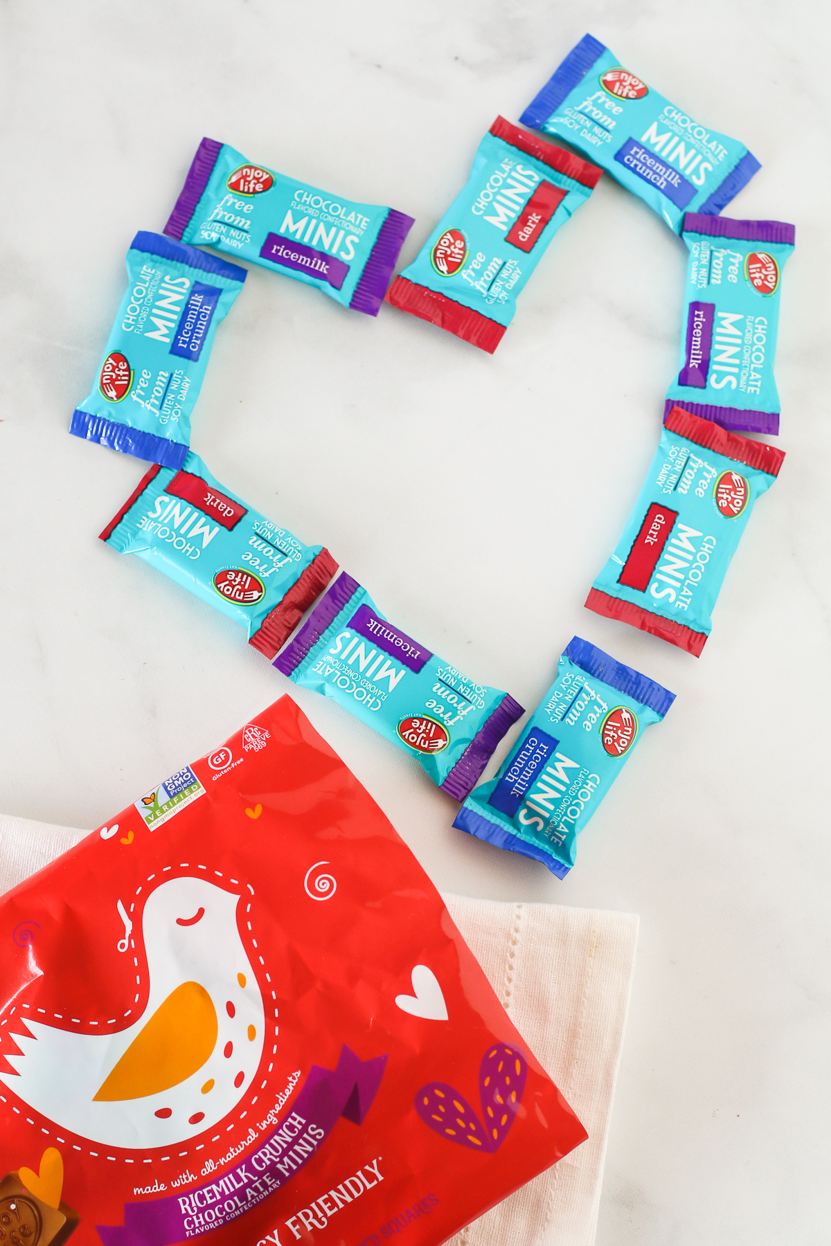 Chocolate Minis from Enjoy Life. These adorable little chocolate bars are free of the top 8 allergens!