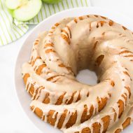 gluten free vegan caramel apple bundt cake