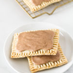 Gluten Free Vegan Brown Sugar Cinnamon Pop Tarts. Buttery pastry, with a cinnamon sugar filling and covered in a sweet cinnamon glaze.